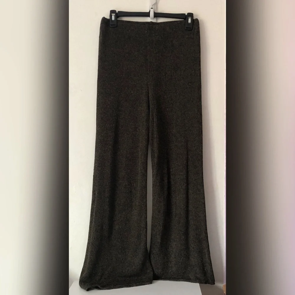 zara ⋆ linen blend knit pants